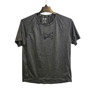 Vintage Y2k TAPOUT Center Logo Black T-Shirt Size Large Affliction MMA